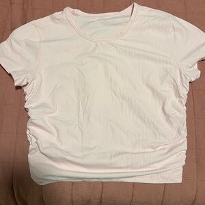 Lululemon Ribbed Pink T-Shirt All it Takes